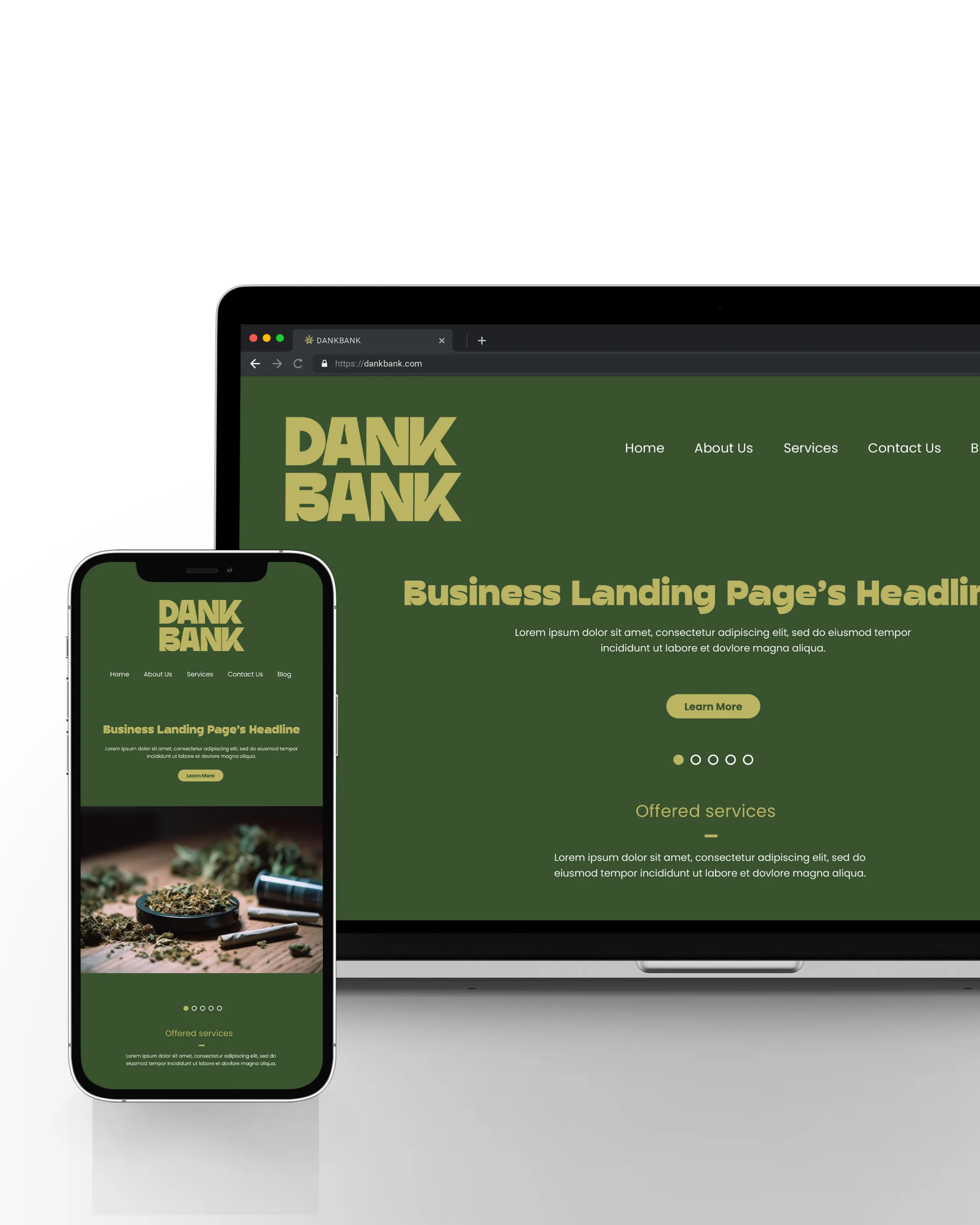 Dank Bank brand identity 5